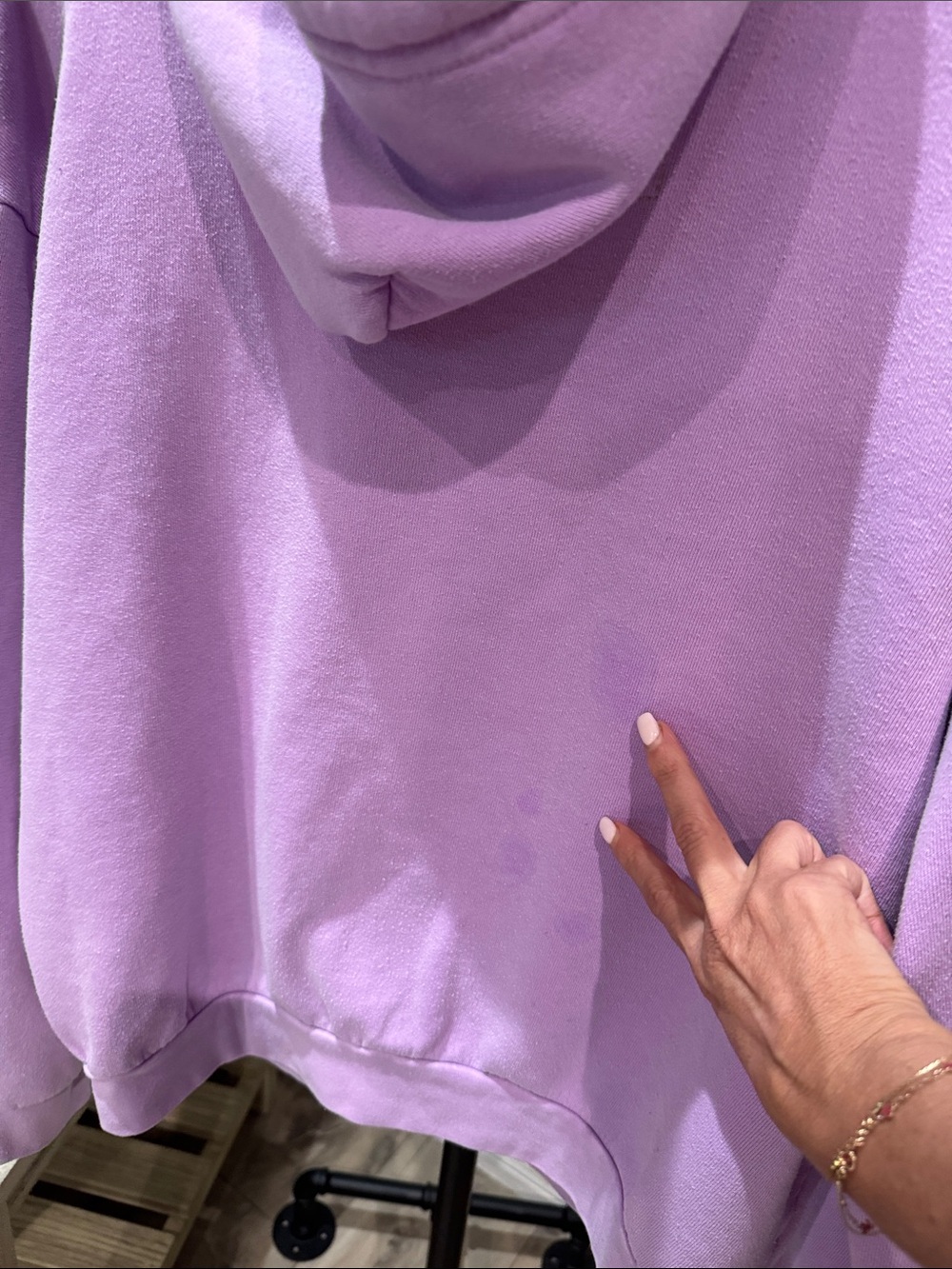 Aviator Nation Lavender Pullover Hoodie with Retro Venice Graphic - Picture 5 of 5